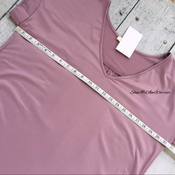 Boutique NWT orchid butter soft t-shirt maxi dress *shop@iamwarrior - Picture 4 of 7